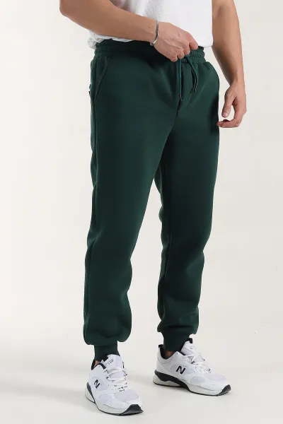 zumrut-yesili-relaxed-fit-uc-ip-sardonlu-mansetli-paca-erkek-esofman-alti-401002