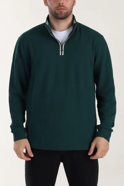 zumrut-yesili-yarim-fermuarli-polo-yaka-erkek-sweatshirt-410867